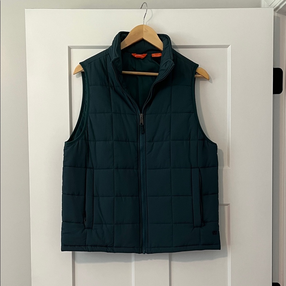 Merrell Forest Green Quilted Vest